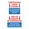 Signmission Public Safety Sign-Temperature Check Station Spanish, Heavy-Gauge, 12" x 18", A-1218-25433 A-1218-25433 - alternate 1